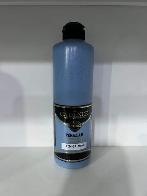 Premium Akrilik Boya 6266 Gri Mavi 500 Ml