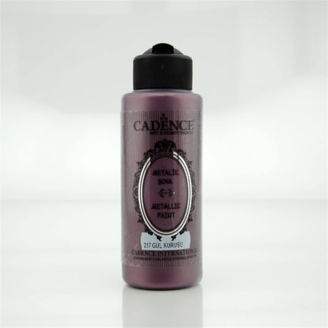217 Gül Kurusu 120ML Metalik Boya