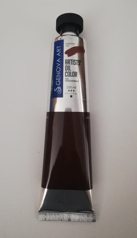 Genova Yağlı Boya 200 ML 550 Vanyke Brown