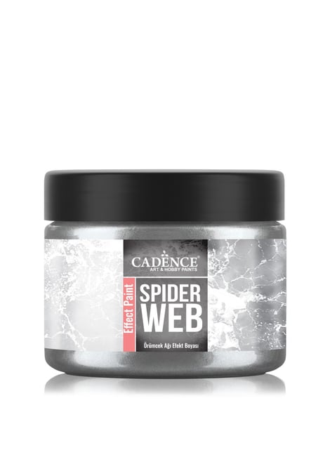 Spiderweb Örümcek Efekt Boyası SWM-02 Gümüş 150 ml