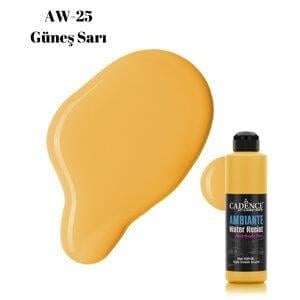 Ambiante Islak Zemin Boyası AW-25 Güneş Sarı 250 ML 