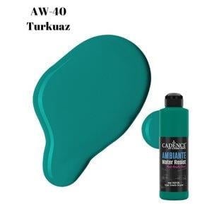 Ambiante Islak Zemin Boyası AW-40 Turkuaz  250 ML 
