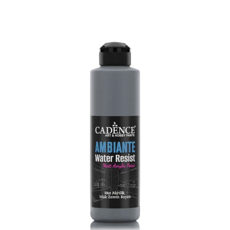 Ambiante Suya Dayanıklı Boya AW-22 Grafiti Gri 250 ML