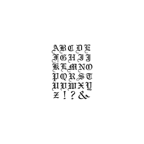AS532 - A4 Stencil