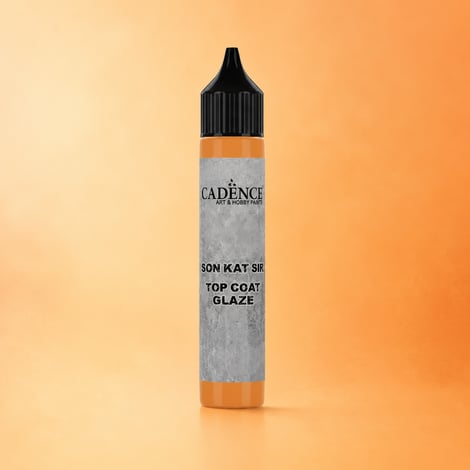 TOP COAT GLAZE 028 AÇIK TURUNCU 25ML