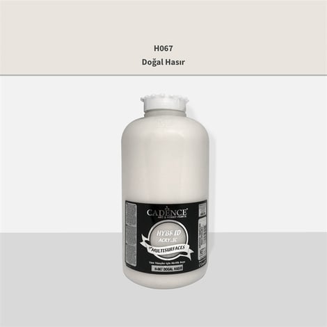 Cadence H067 Doğal Hasır Multisurface Akrilik Boya 2LT (3 kg)