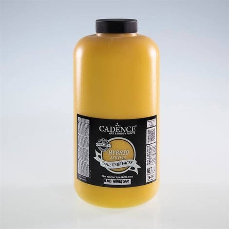 Cadence H103 Güneş Sarı Multisurface Akrilik Boya 2LT (3 kg)