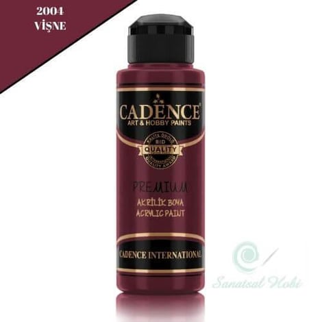 Cadence Premium Akrilik Boya 2004 Vişne 120 Ml
