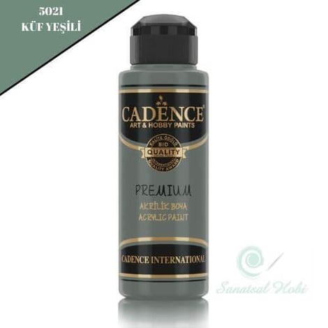 Cadence Premium Akrilik Boya 5021 Küf Yeşili 120 Ml