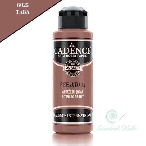 Cadence Premium Akrilik Boya 6025 Taba 120 Ml
