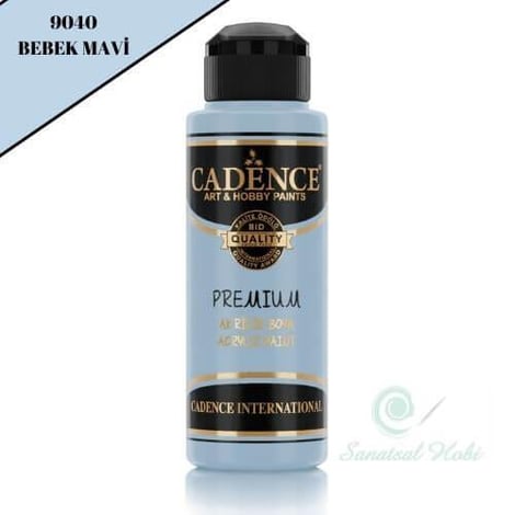 Cadence Premium Akrilik Boya 9040 B. Mavi 120 Ml