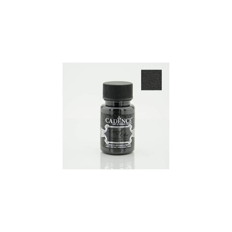 Dora Glass Metalik Cam Boyası 3131 Siyah 50ml
