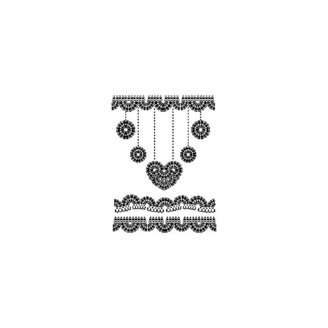 DS12 Dantel Serisi 25x35 Stencil