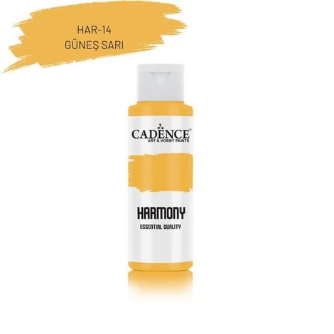 Harmony Akrilik Boya HAR-014 Güneş Sarı 59Ml