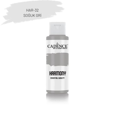 Harmony Akrilik Boya HAR-032 Soğuk Gri 59Ml