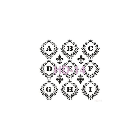 HD14 Home Dekor Stencil