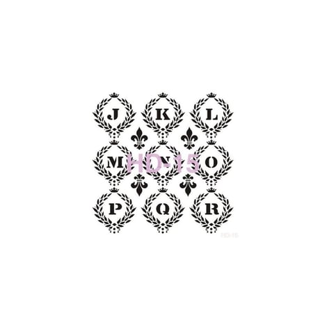 HD15 Home Dekor Stencil