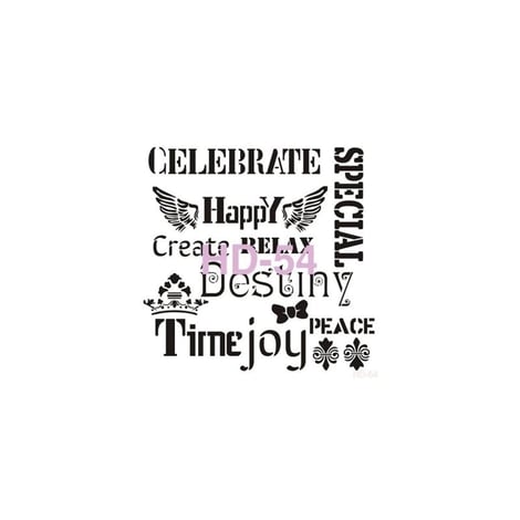 Home Decor Stencil Hd54 45x45
