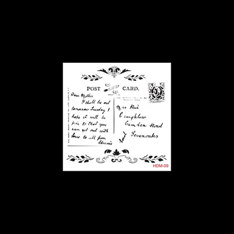 HDM09 Home Dekor Midi Stencil 25x25