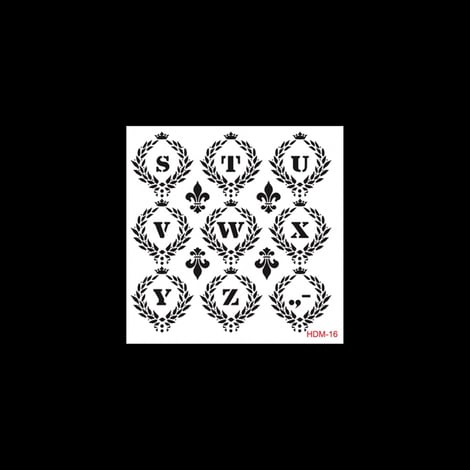 HDM16 Home Dekor Midi Stencil 25x25