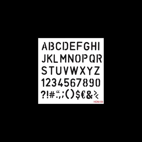 HDM59 Home Dekor Midi Stencil