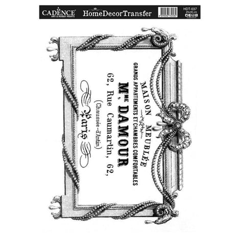 HDT-37 Home Dekor Transfer 25x25