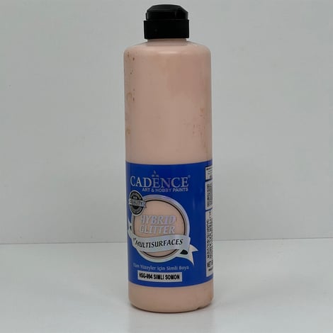 HSG094 Somon Gümüş Simli Multisurface Boya 500 ML