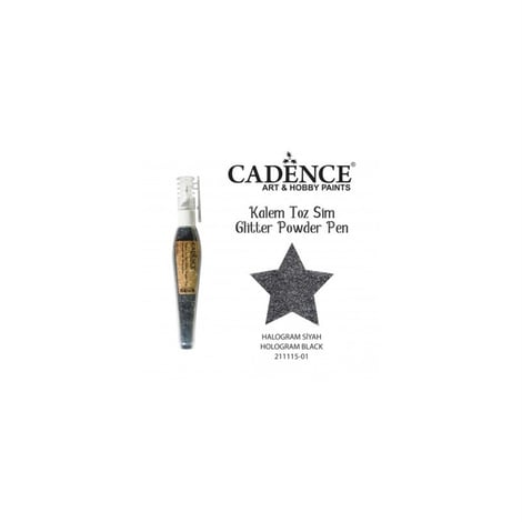 Pencil Powder Glitter - Halogram Black 10 gr