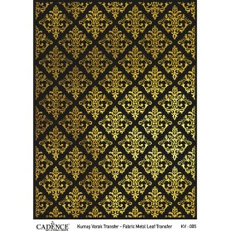 KV005 Altın Varak Kumaş Transfer 30x42