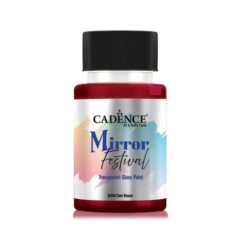 Mirror Festival Cam Boyası MF-08 Kırmızı 50ML