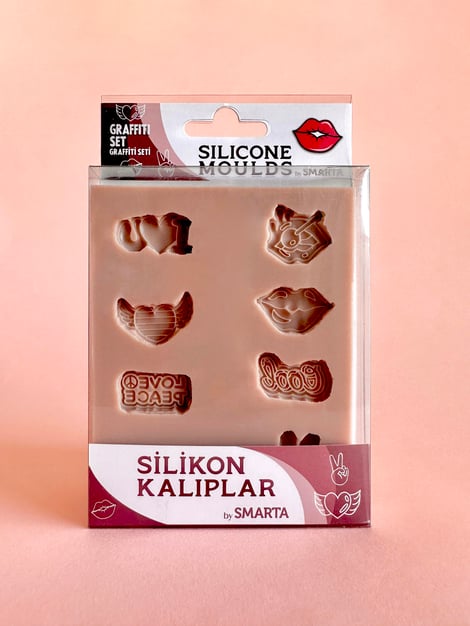 Smarta™ Silikon Kalıp -Grafiti Seti