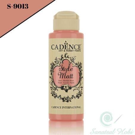 Style Mat Akrilik Boya S-9013 Açık Mercan 120ml