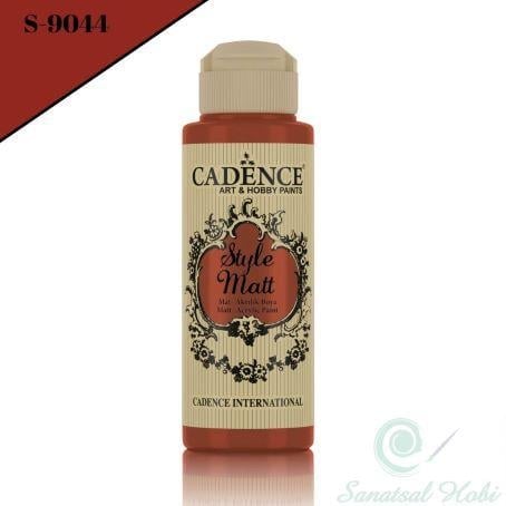 Style Mat Akrilik Boya S-9044 Kök Kırmızı 120ml