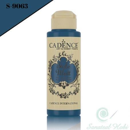 Style Mat Akrilik Boya S-9063 Perçem Mavi 120ml