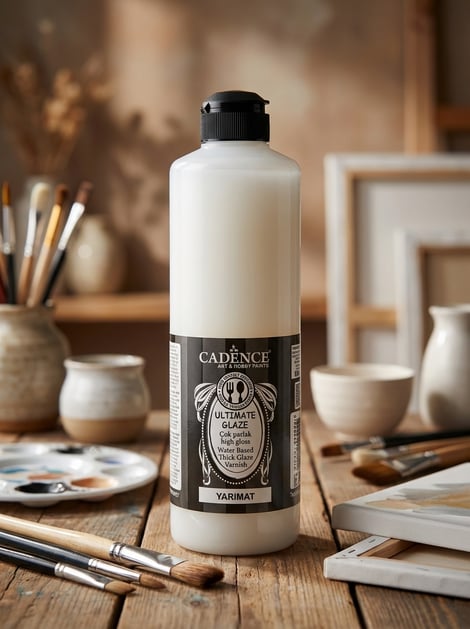 Ultimate Glaze Kalın Sır Vernik Yarı Mat 500 ML