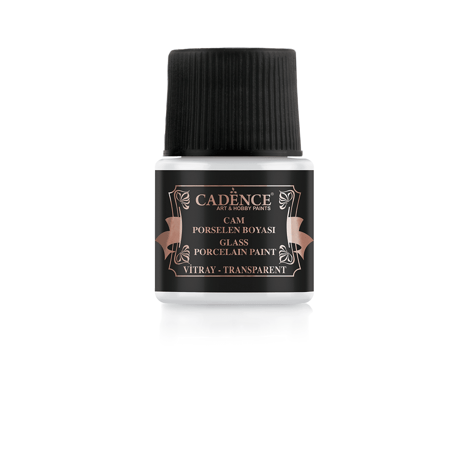 Vitray Boya 00 Şeffaf 45ML - Cadence - Ataşehir Toptan & Perakende Satış | Sanatsalhobi.com.tr