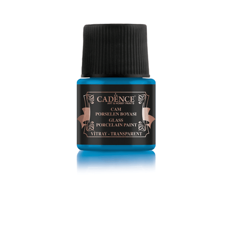 Vitray Boya 09 Turkuaz 45ML - Cadence - Ataşehir Toptan & Perakende Satış | Sanatsalhobi.com.tr