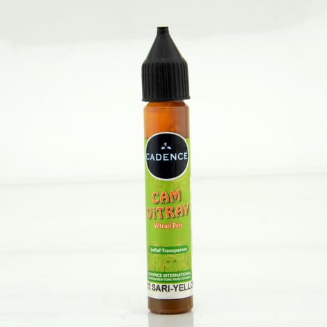 Vitray Kalem Boya 02 Sarı 25Ml
