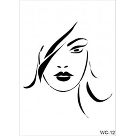 WC12 Woman Collection Cadence A4 Stencil