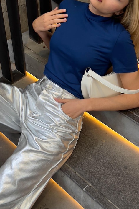 Dik Yaka Body İndigo