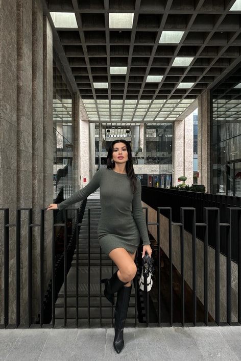 Kaşkorse Elbise Haki