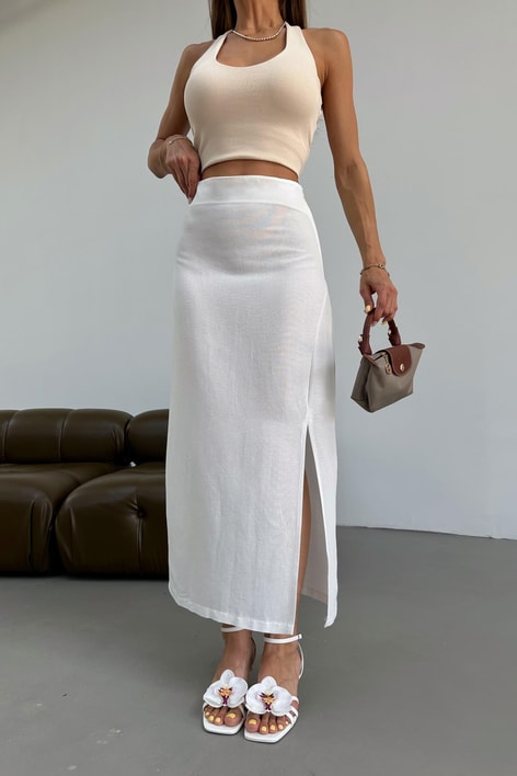 Basic Midi Etek Beyaz