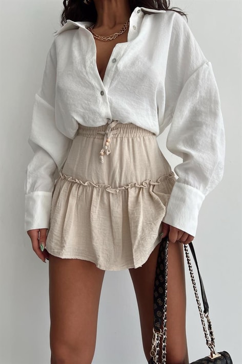 Bel Gipeli Volan Etek Taş