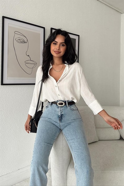 Andros Kabartmalı Gömlek Taş