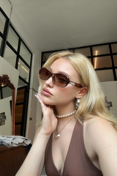 Butter Fly Gözlük Kahve