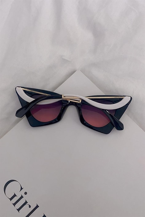 Sugar Cat Model Güneş Gözlüğü Siyah