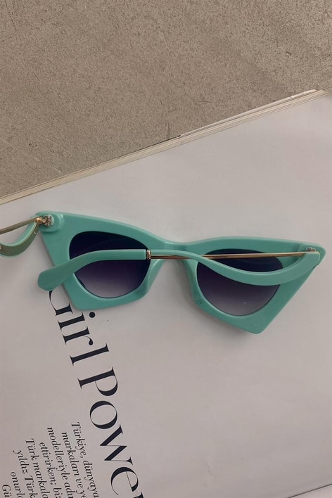 Sugar Cat Model Güneş Gözlüğü Su Yeşili