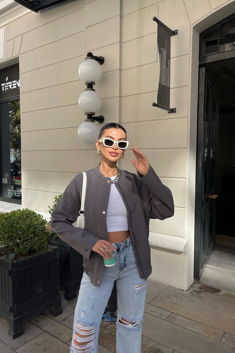 Çıtçıt Casual Bomber Mont Füme