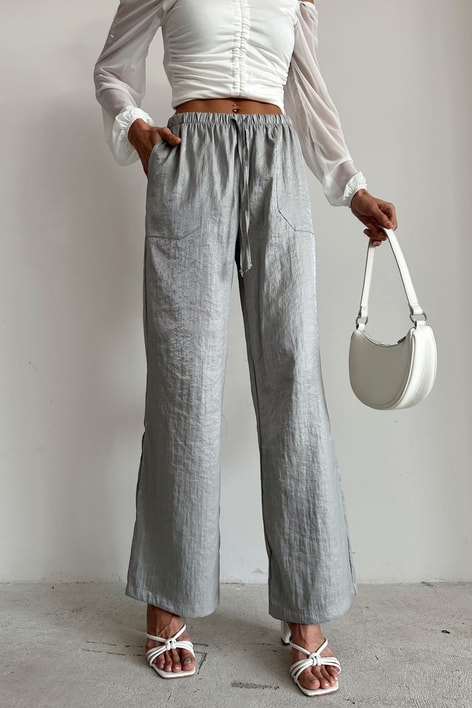 Shine Cepli Pantolon Gri