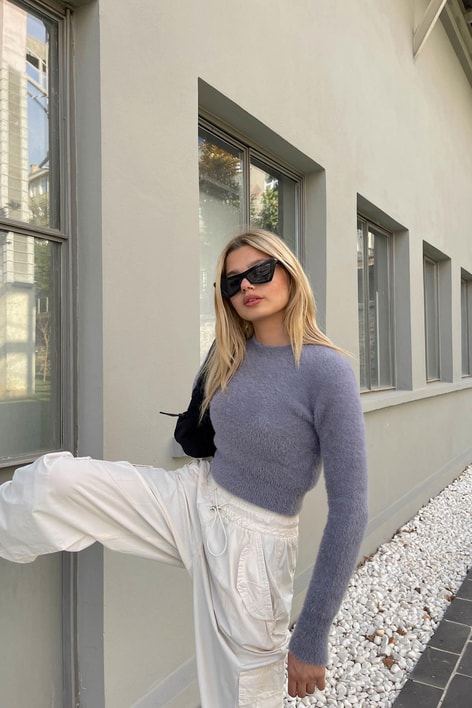 Premium Yumoş Kazak Antrasit